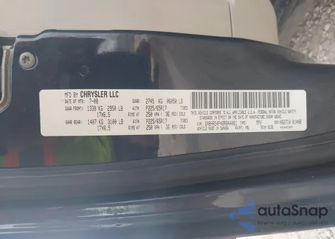 2008 Chrysler Town & Country Touring from USA, damaged, VIN 2A8HR54P48R844081